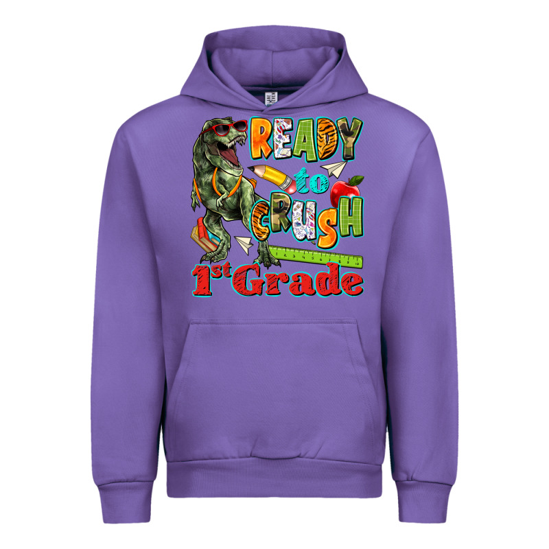 Ready To Crush First Grade Urban Hoodie by texasbilliewilder | Teevron