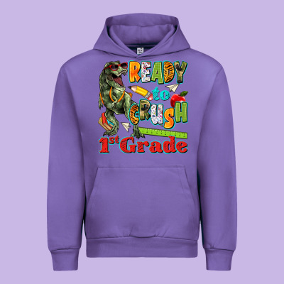 Ready To Crush First Grade Urban Hoodie Designed By Texasbilliewilder