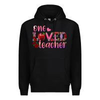 Black one loved teacher Premium Hoodie - RanaPortraitStore