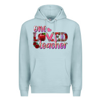 Blue Mist one loved teacher Premium Hoodie - RanaPortraitStore