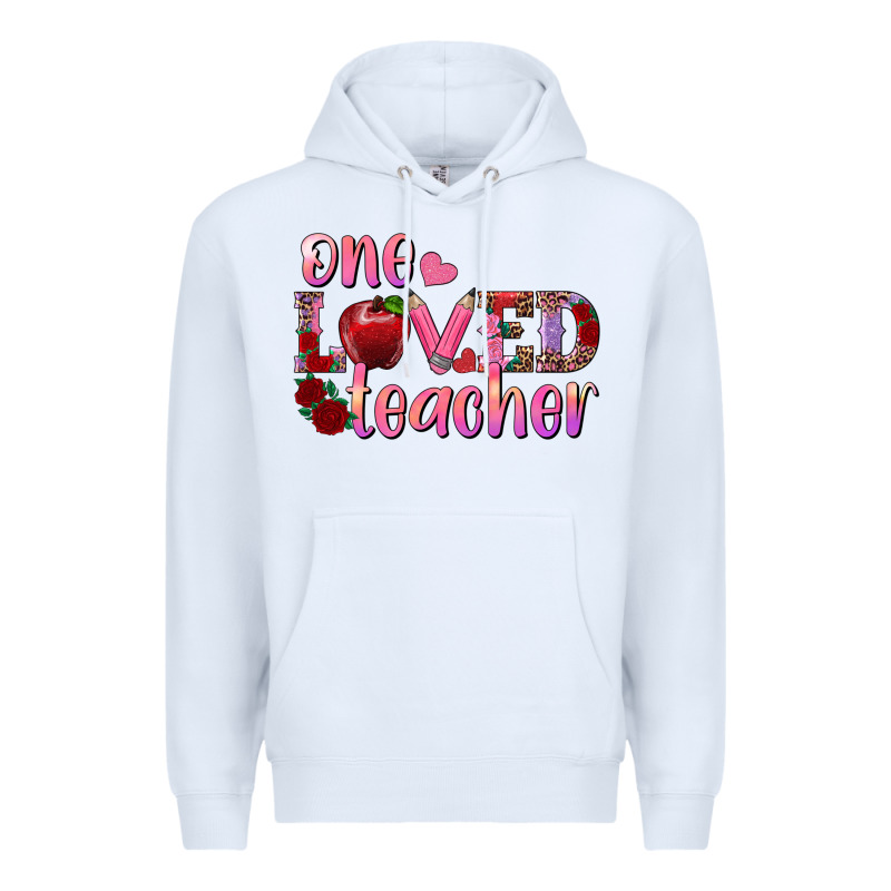 One Loved Teacher Premium Hoodie by RanaPortraitStore | Teevron