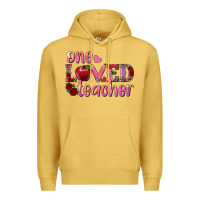 Antique Gold one loved teacher Premium Hoodie - RanaPortraitStore
