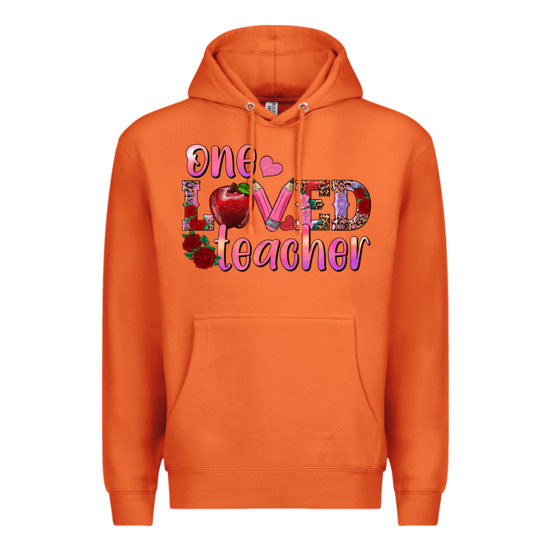 One Loved Teacher Premium Hoodie by RanaPortraitStore | Teevron