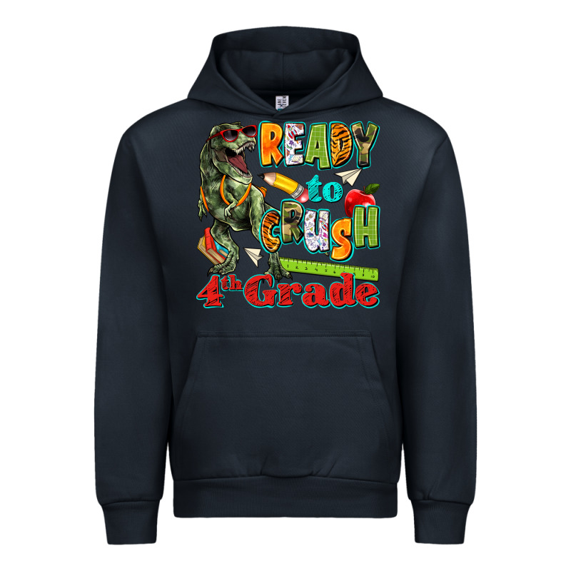 Ready To Crush Fourth Grade Urban Hoodie by texasbilliewilder | Teevron