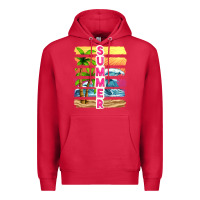 Cardinal summer with background tbw Premium Hoodie - texasbilliewilder