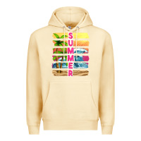 Pina Colada summer with background tbw Premium Hoodie - texasbilliewilder