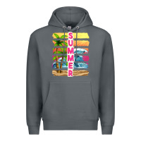 Rock summer with background tbw Premium Hoodie - texasbilliewilder