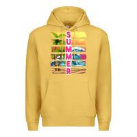 Antique Gold summer with background tbw Premium Hoodie - texasbilliewilder