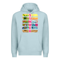 Blue Mist summer with background tbw Premium Hoodie - texasbilliewilder