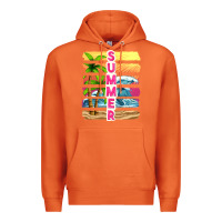 Carrot summer with background tbw Premium Hoodie - texasbilliewilder