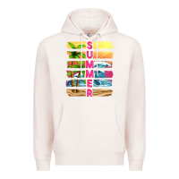Pale Pink summer with background tbw Premium Hoodie - texasbilliewilder
