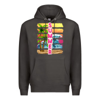 Smoke summer with background tbw Premium Hoodie - texasbilliewilder