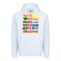 White summer with background tbw Premium Hoodie - texasbilliewilder