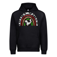Black soccer rainbow Urban Hoodie - Zillion Design Studio