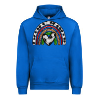 Cobalt soccer rainbow Urban Hoodie - Zillion Design Studio