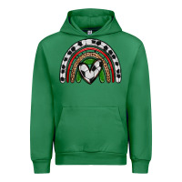 Emerald soccer rainbow Urban Hoodie - Zillion Design Studio