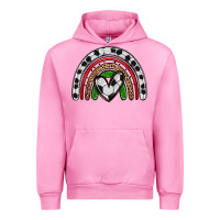 Fuchsia Pink soccer rainbow Urban Hoodie - Zillion Design Studio