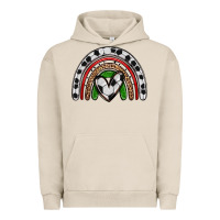 Pigment French Oak soccer rainbow Urban Hoodie - Zillion Design Studio