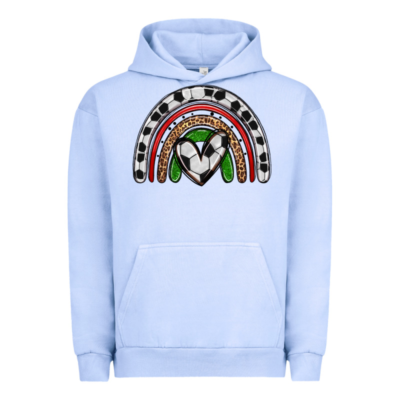 Soccer Rainbow Urban Hoodie by Zillion Design Studio | Teevron