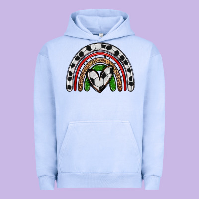 Soccer Rainbow Urban Hoodie Designed By Zillion Design Studio