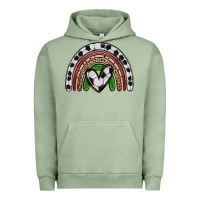 Pigment Oil Green soccer rainbow Urban Hoodie - Zillion Design Studio