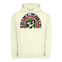 Pigment Pistachio soccer rainbow Urban Hoodie - Zillion Design Studio