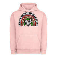 Pigment Salmon soccer rainbow Urban Hoodie - Zillion Design Studio