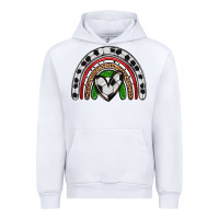 White soccer rainbow Urban Hoodie - Zillion Design Studio