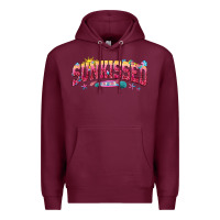 Burgundy sunkissed Premium Hoodie - texasbilliewilder