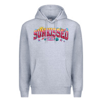 Heather Grey sunkissed Premium Hoodie - texasbilliewilder