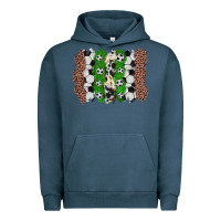Pigment Midnight Navy soccer brushstroke Urban Hoodie - Zillion Design Studio