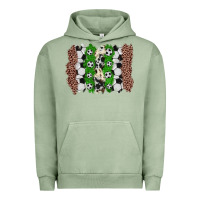 Pigment Oil Green soccer brushstroke Urban Hoodie - Zillion Design Studio