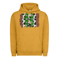Pigment Peanut Butter soccer brushstroke Urban Hoodie - Zillion Design Studio