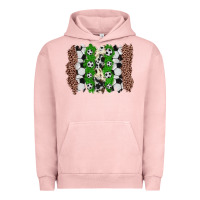 Pigment Salmon soccer brushstroke Urban Hoodie - Zillion Design Studio