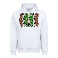 White soccer brushstroke Urban Hoodie - Zillion Design Studio