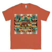Copper bear native animal  pelt  tumbler Classic Tee - BarkalooDesign