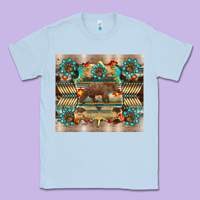 Bear Native Animal  Pelt  Tumbler Classic Tee Designed By Barkaloodesign