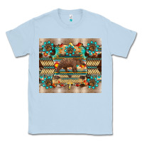Dusty Blue bear native animal  pelt  tumbler Classic Tee - BarkalooDesign