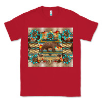 Red bear native animal  pelt  tumbler Classic Tee - BarkalooDesign