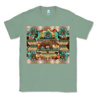 Sage bear native animal  pelt  tumbler Classic Tee - BarkalooDesign