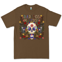 Cacao dia de los muertos Premium Tee - CowhideDigitalArt