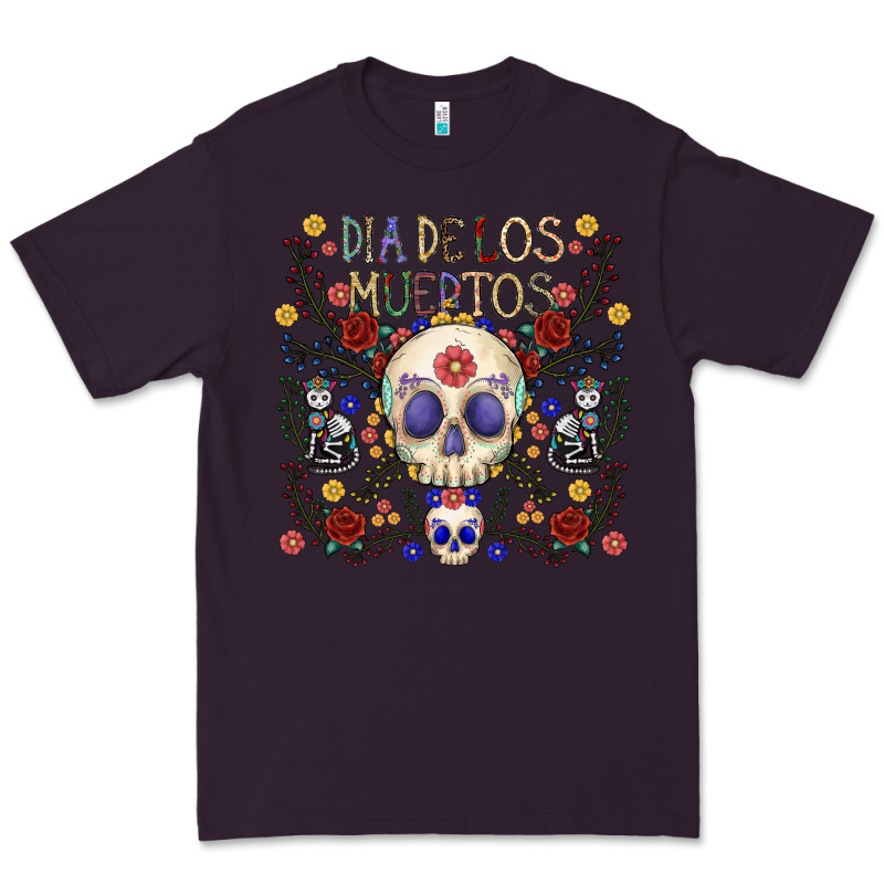 Dia De Los Muertos Premium Tee by CowhideDigitalArt | Teevron