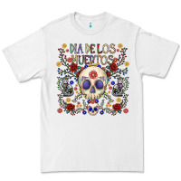 White dia de los muertos Premium Tee - CowhideDigitalArt
