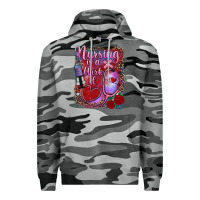 Slate Camo nursing is a work of heart Premium Hoodie - RanaPortraitStore