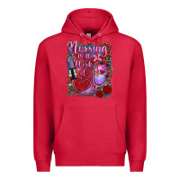 Cardinal nursing is a work of heart Premium Hoodie - RanaPortraitStore