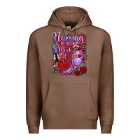 Chestnut nursing is a work of heart Premium Hoodie - RanaPortraitStore