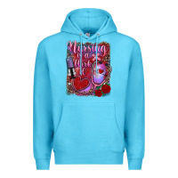 Ocean Blue nursing is a work of heart Premium Hoodie - RanaPortraitStore