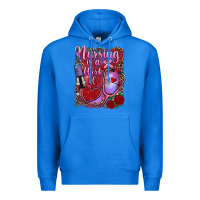 Nursing Is A Work Of Heart Premium Hoodie | Teevron