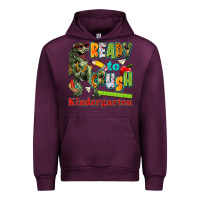 Mauve Wine ready to crush kindergarten Urban Hoodie - texasbilliewilder
