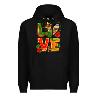 Black love mexico Premium Hoodie - Zillion Design Studio